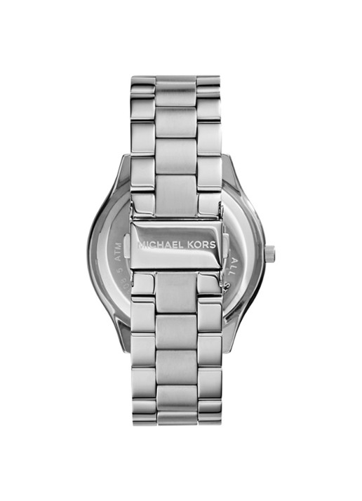 Michael Kors Runway horloge MK3178 - detail zilver