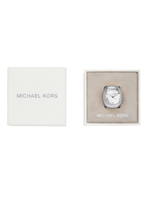 Michael Kors Rylee horloge ring MK4873 - detail 2 zilver