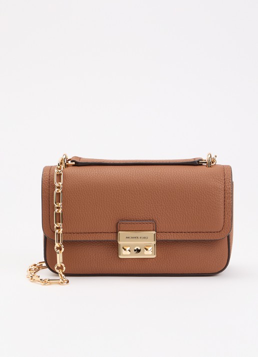 Michael Kors Tribeca schoudertas van leer met verstelbare schouderriem