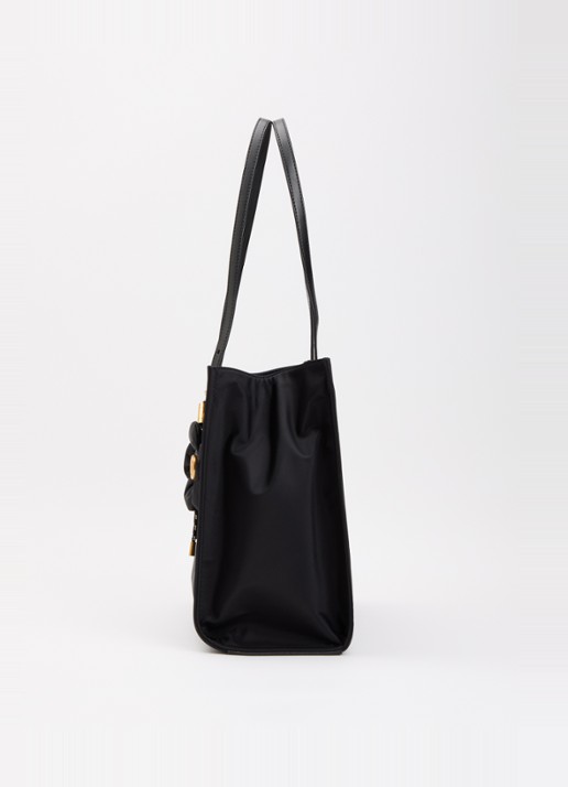 Michael Kors Zadie schoudertas met tasbedel  - detail 2 zwart