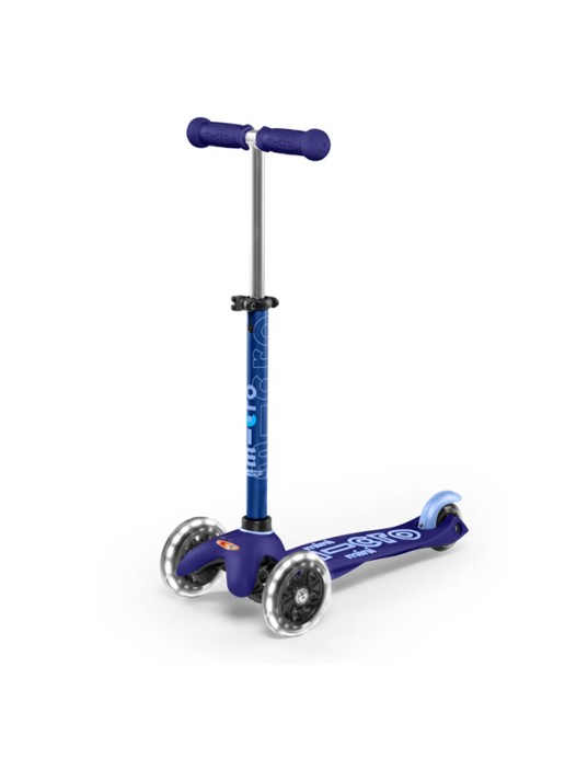 Micro Step Mini Micro Deluxe 3-in-1 Push step met LED-verlichting  - detail 5 blauw