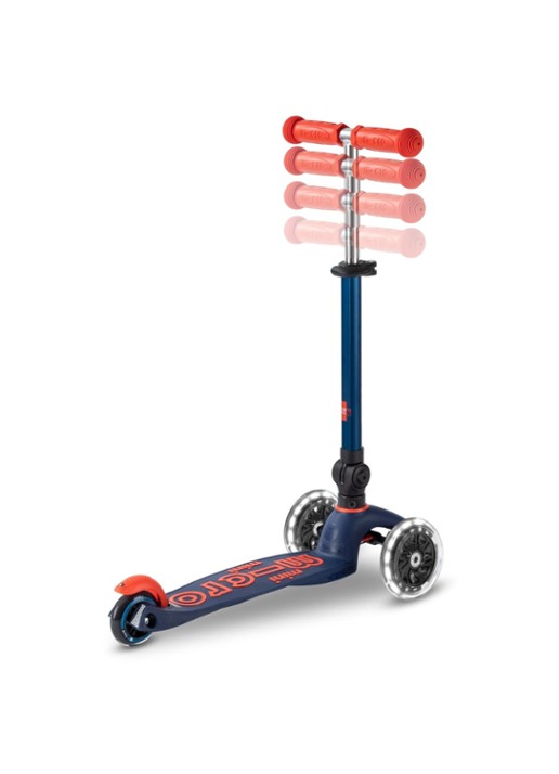 Micro Step Mini Micro Deluxe step met LED-verlichting - detail 3 donkerblauw