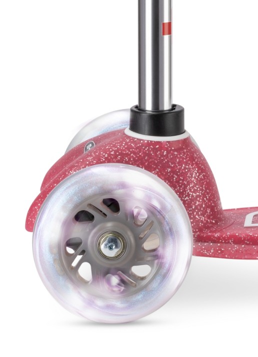 Micro Step Mini Micro Deluxe step met LED-verlichting - detail 3 lichtroze