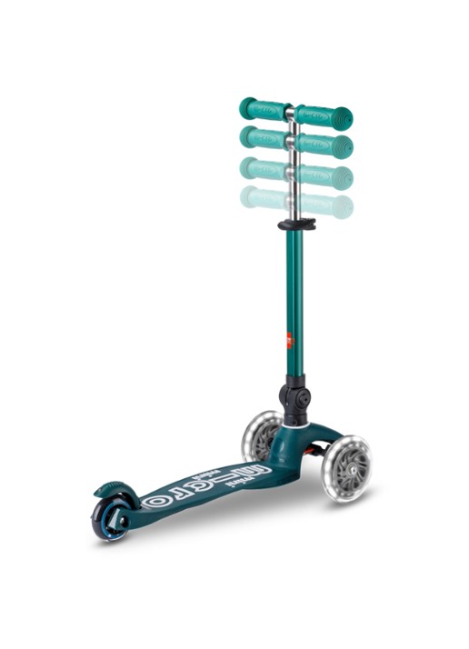Micro Step Mini Micro step inklapbaar en met LED-verlichting - detail groen