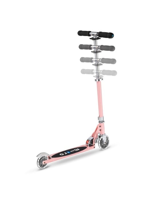 Micro Step Miro Sprite step met LED-verlichting - detail roze