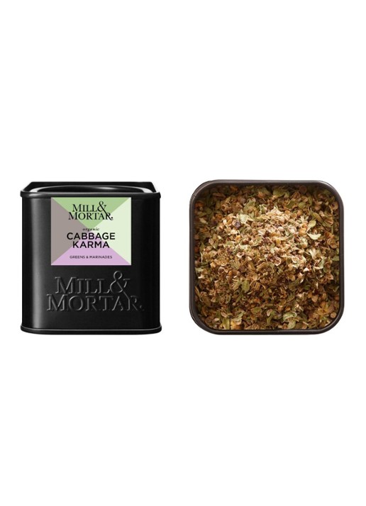 Mill & Mortar Cabbage Karma kruidenmix 50 gram - voorkant 2 zwart