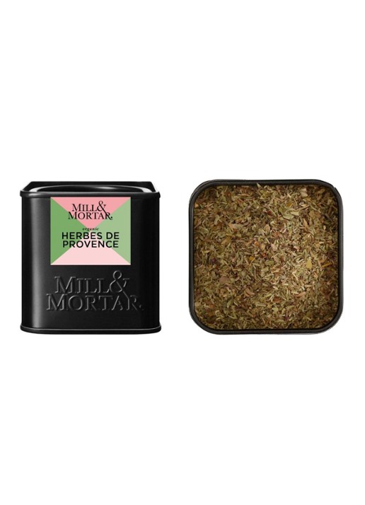 Mill & Mortar Herbes De Provence kruidenmix 25 gram - voorkant 2 beige