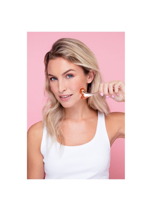 Milu Workout Beauty Tool - gezichtsroller - detail 4 roségoud