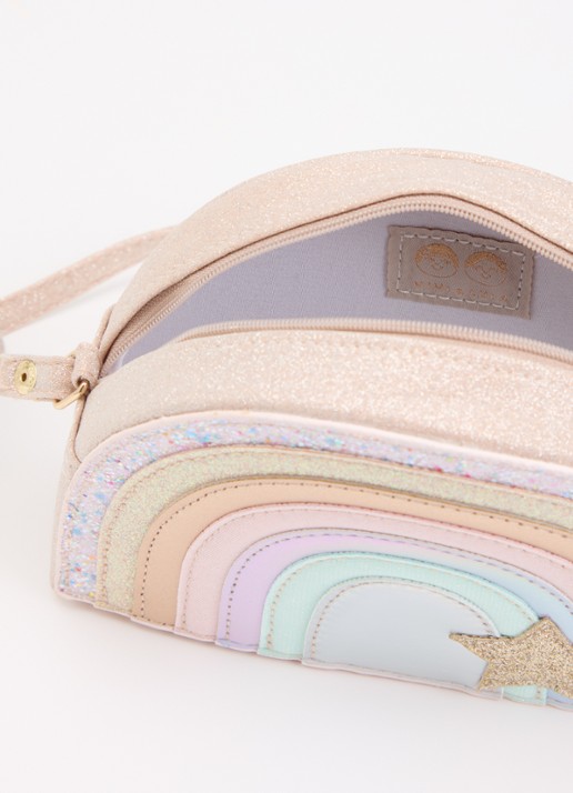 Mimi & Lula Dreamwish crossbodytas met glitter - detail 2 oudroze