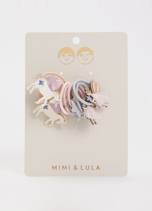 Mimi & Lula Dreamy Fairy Mini haarelastiek in set van 8