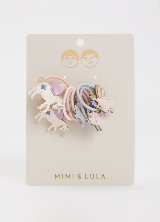 Mimi & Lula Dreamy Fairy Mini haarelastiekjes in set van 8