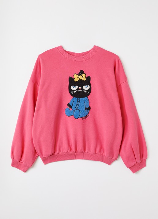 Mini Rodini Chenille sweater met borduring