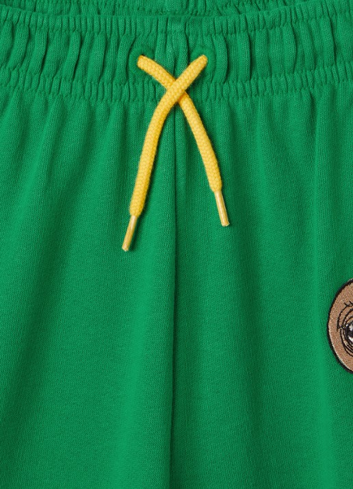 Mini Rodini E.T Emb straight fit joggingbroek met borduring - detail 3 groen