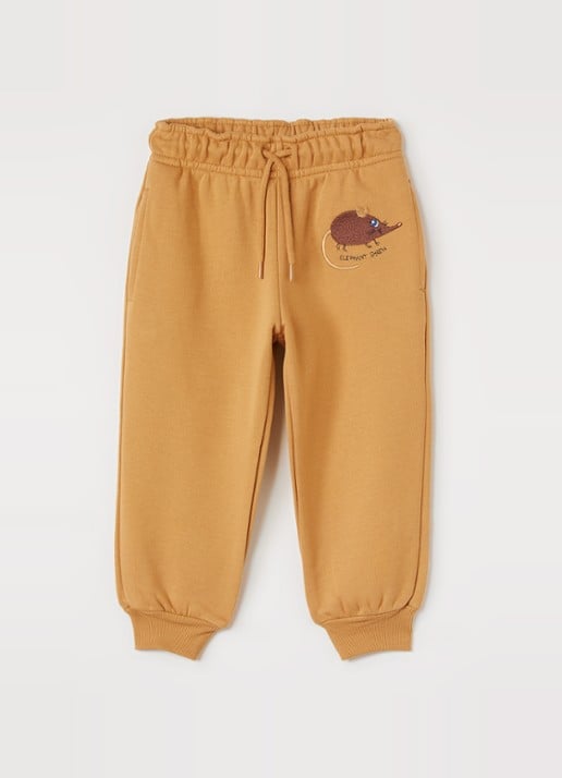 Mini Rodini Elephant Shrew tapered fit joggingbroek met borduring