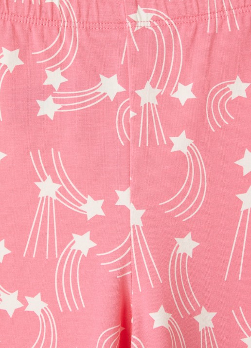 Mini Rodini Flared fit broek met print - detail roze