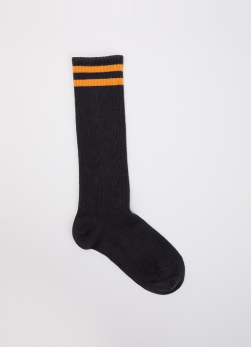 Mini Rodini Football Stripe ribgebreide sokken in katoenblend