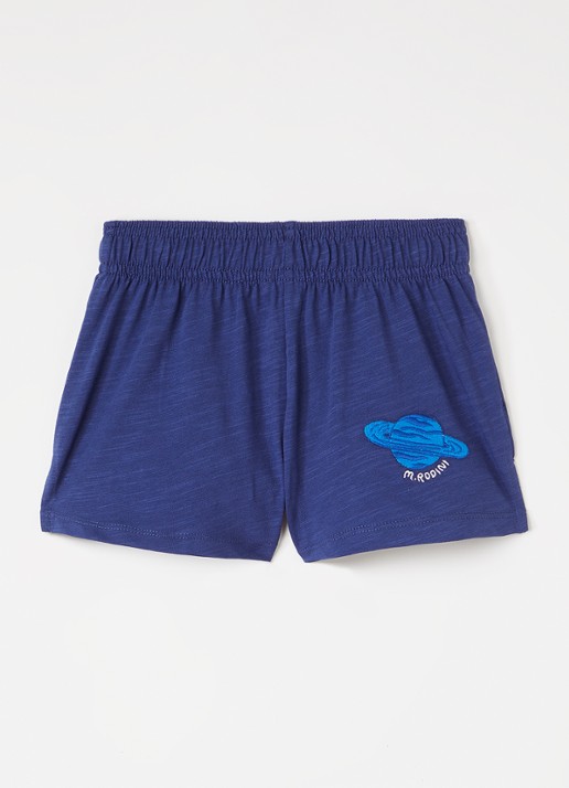 Mini Rodini Loose fit korte broek met borduring