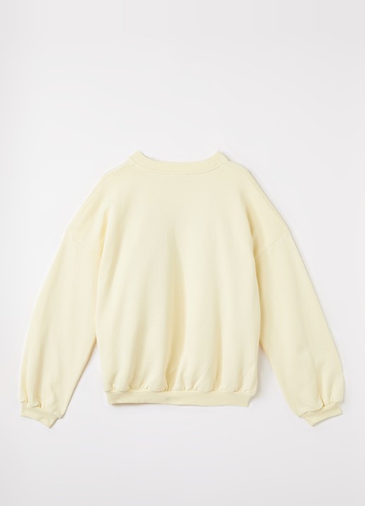 Mini Rodini Play sweater met print - voorkant 2 creme