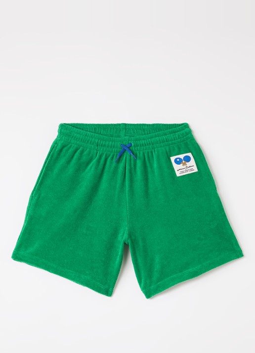 Mini Rodini Table Tennis loose fit korte broek van badstof