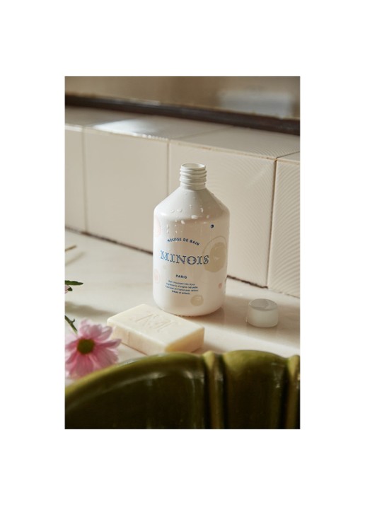 Minois Paris Baby bubbel badschuim 500 ml - detail 3 wit