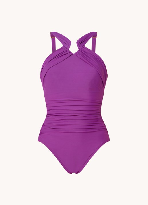 Miraclesuit Aphrodite voorgevormd corrigerend bakpak zonder beugel - voorkant 4 paars