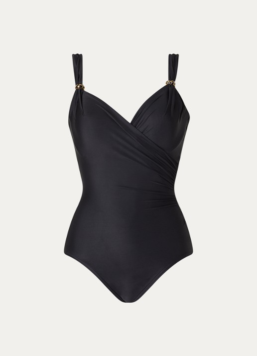 Miraclesuit Siren corrigerend badpak - voorkant zwart
