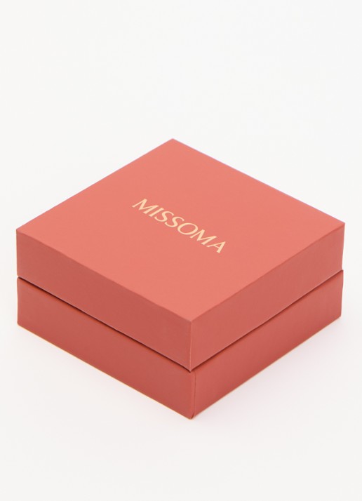 Missoma Lucy williams Pavé Knot Small oorringen verguld - detail 2 goud