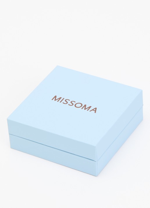 Missoma Markgong ketting verguld - detail 3 goud