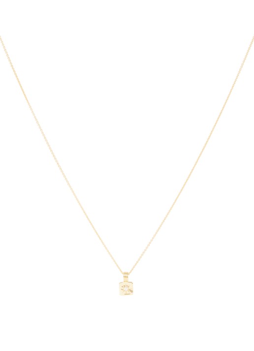 Missoma Mini Star Ridge ketting verguld