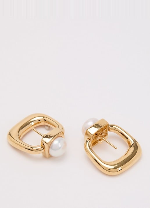 Missoma Oorstekers verguld - detail goud