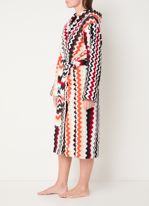 Missoni Badjas van katoen - unisex - voorkant 2 multicolor