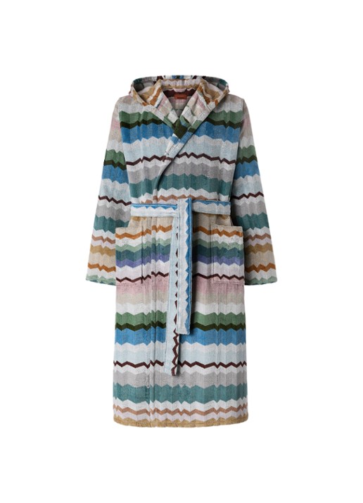 Missoni Eva badjas met opgestikte zakken - unisex