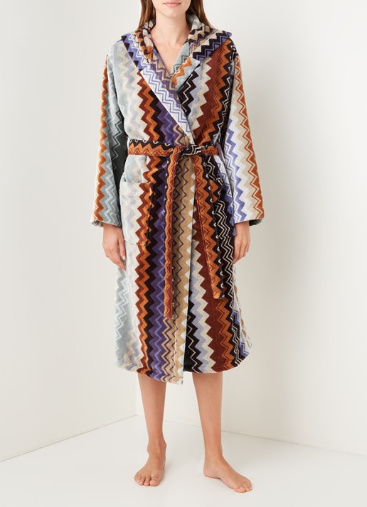 Missoni Giacomo badjas - unisex - voorkant 2 bruin