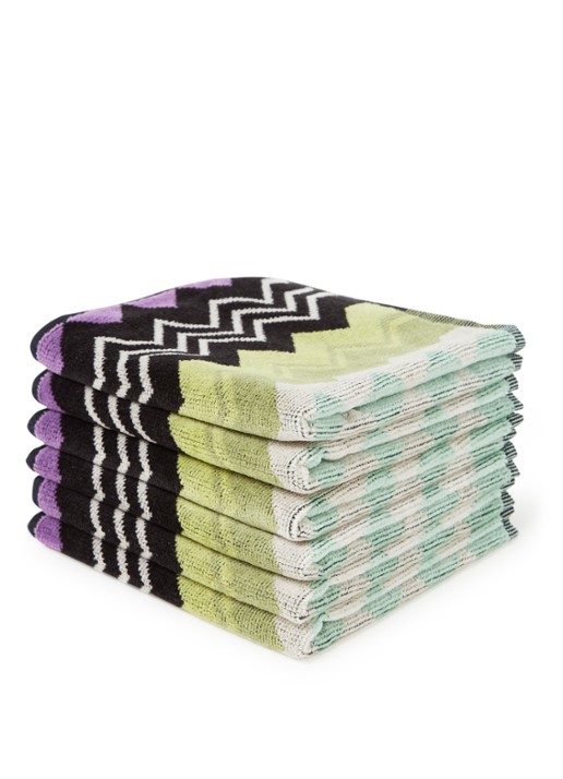 Missoni Giacomo gastendoek - 30 x 30 cm set van 6 in geschenkverpakking