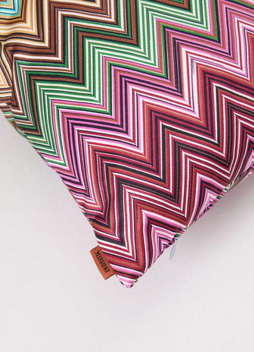 Missoni Jarris sierkussen 40 x 40 cm - detail 4 oranje
