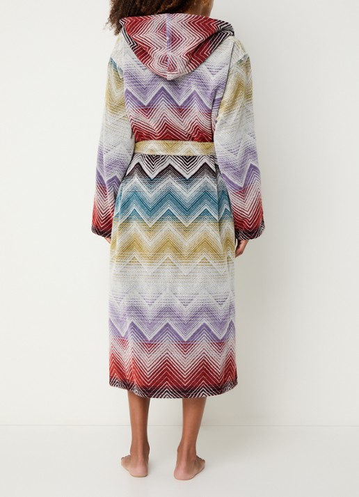 Missoni Marea badjas met opgestikte zakken - unisex - achterkant 5 multicolor