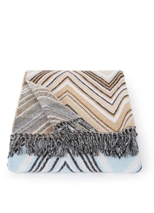 Missoni Plume plaid in wolblend 130 x 190 cm