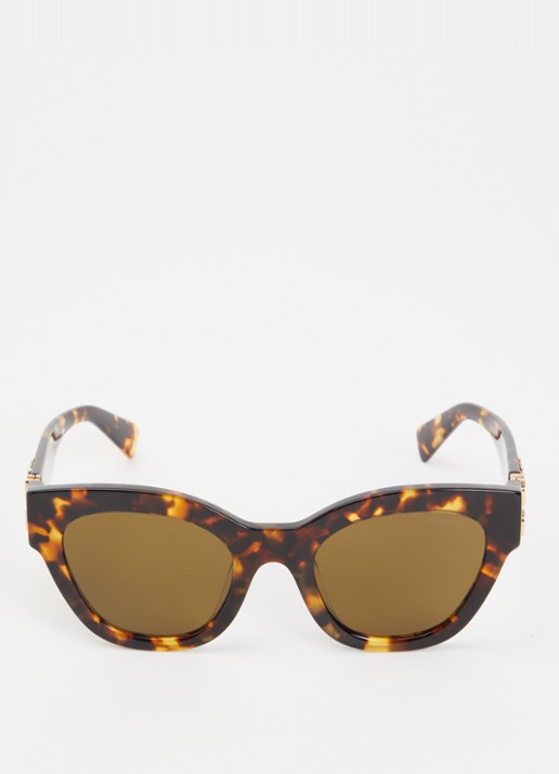 Miu Miu Cat eye zonnebril MU 01YS - detail 2 hazelnootbruin