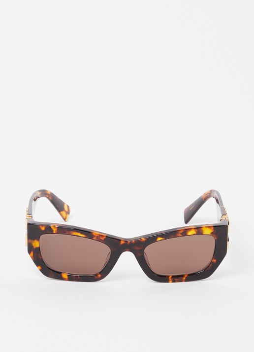 Miu Miu Cat Eye zonnebril MU 09WS - detail 3 donkerbruin