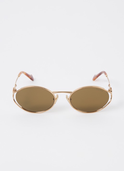 Miu Miu Retro zonnebril MU 52YS - detail 2 goud