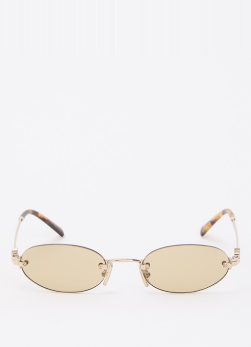 Miu Miu Retro zonnebril MU A54S - detail 2 goud