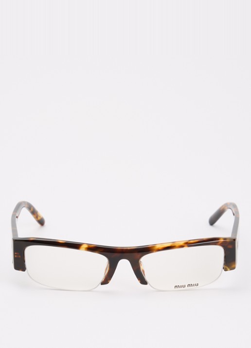Miu Miu Retro zonnebril MUB07S - detail 2 donkerbruin