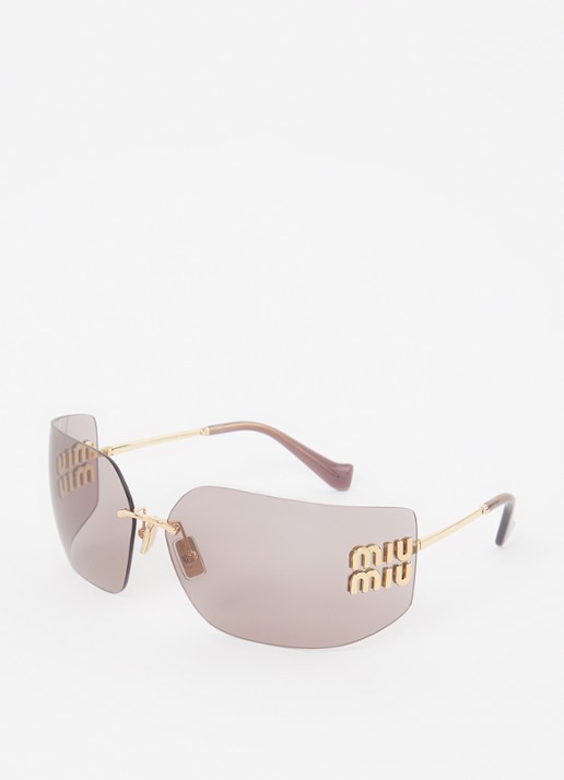 Miu Miu Shield zonnebril MU 54YS