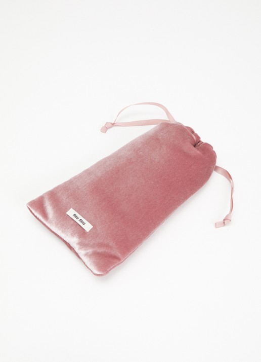 Miu Miu Shield zonnebril MU B53S - detail 2 goud