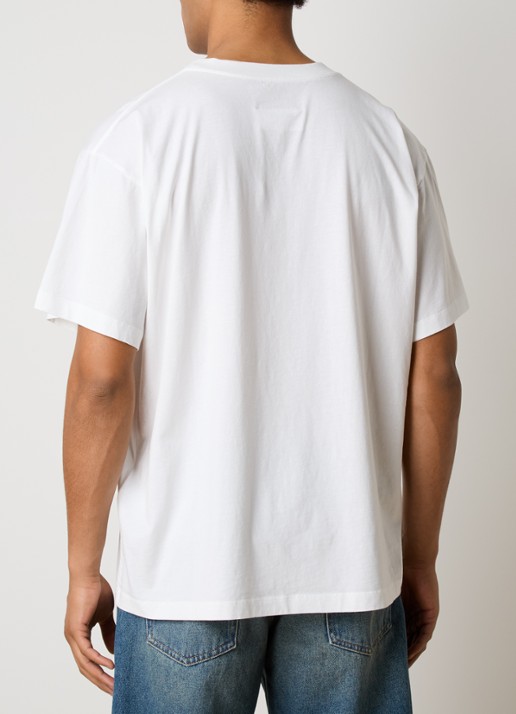 MM6 T-shirt met logo - achterkant 5 wit