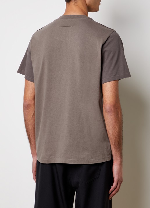 MM6 T-shirt met logoprint - achterkant 5 taupe