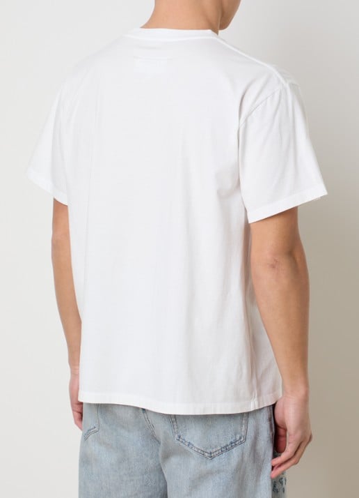 MM6 T-shirt met logoprint - achterkant wit
