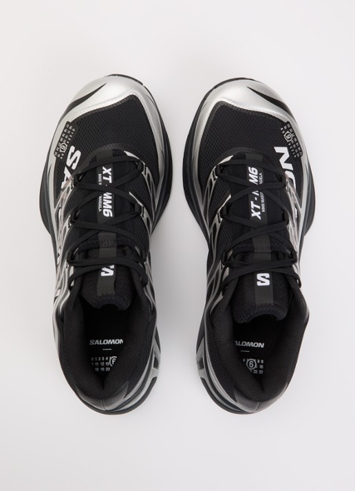 MM6 XT-MM6 sneaker met mesh details - detail 5 zwart