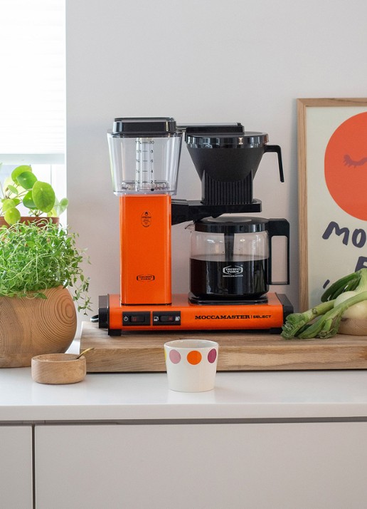 Moccamaster KBG Select koffiezetapparaat 53986 - detail 5 oranje