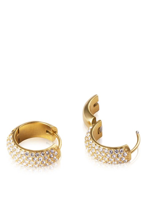 Mockberg Amour Medium oorringen MO211 - detail 4 goud